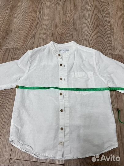 Рубашка zara для мальчика 122