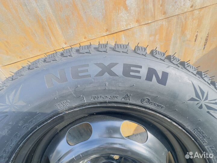 Зимние шипованные шины nexen r15 с дисками