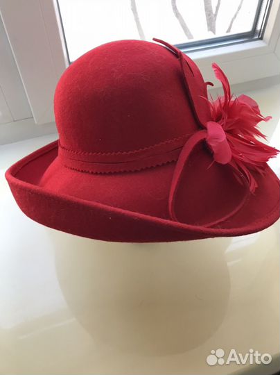 Шляпа фетровая женская