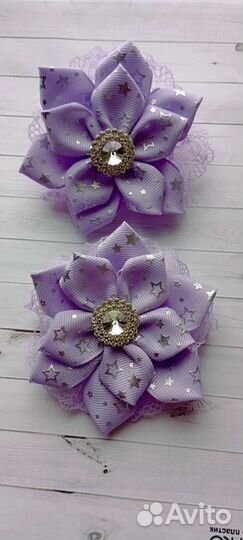 Резинка для волос банты ручной работы