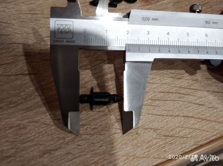 Заклепки, пукли, зажимы 6мм