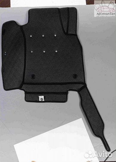 Коврики Опель Инсигния, 3D из экокожи черные