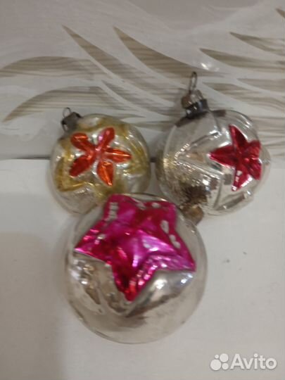 Елочные игрушки СССР одним лотом