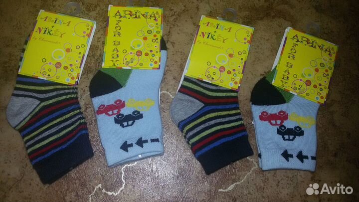 Носки на ребёнка до 1года (новые, фирма Charmante)