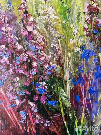 Картина печать на холсте Симфония лета 50-50см