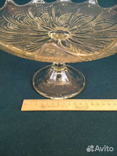Фруктовница стекло СССР