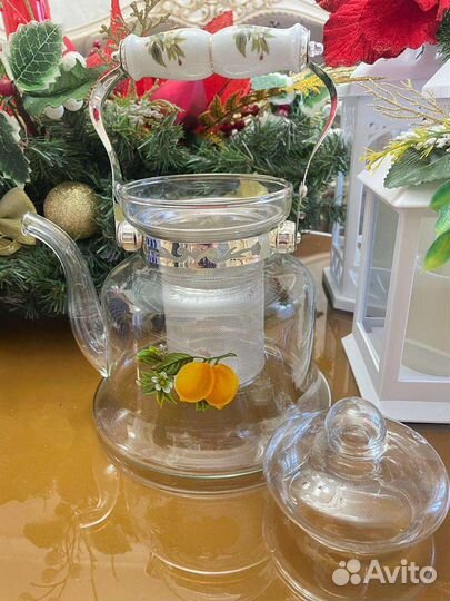 Чайник заварочный стеклянный