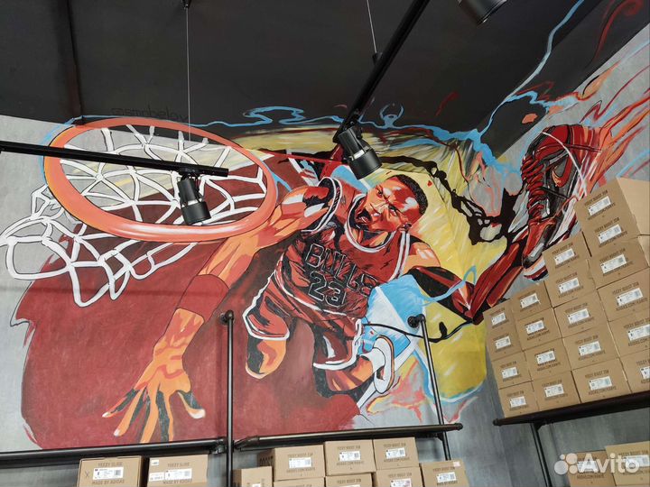 Роспись стен, художественное оформление, граффити