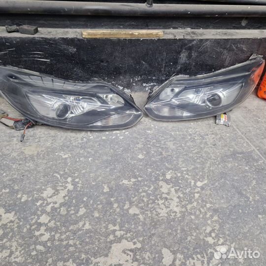 Линзовые фары ford focus 3