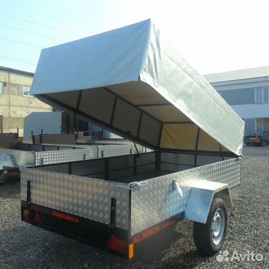 Тент на прицеп + установка
