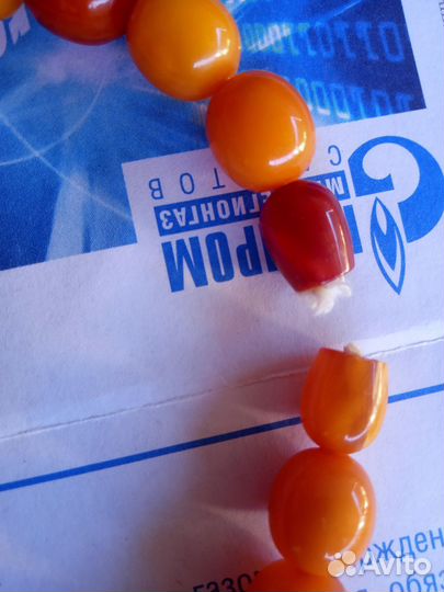 Янтарные бусы СССР