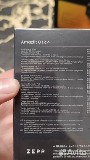 SMART часы amazfit gtr 4