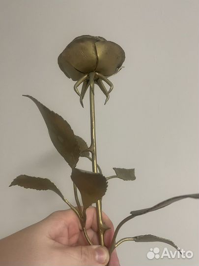 Роза из металла