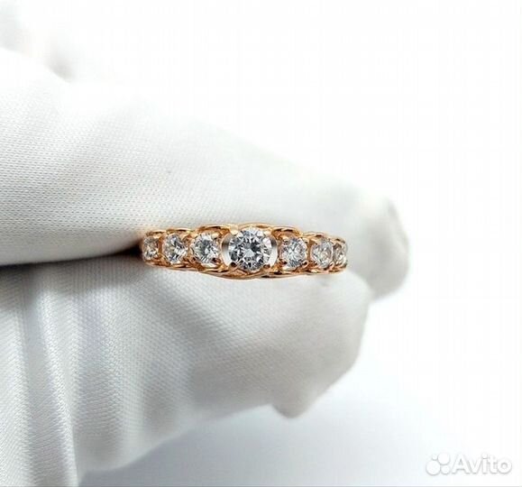 Золотое кольцо с камнем 16,5р