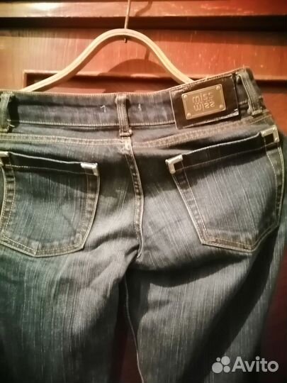 Джинсы синии прямые классика