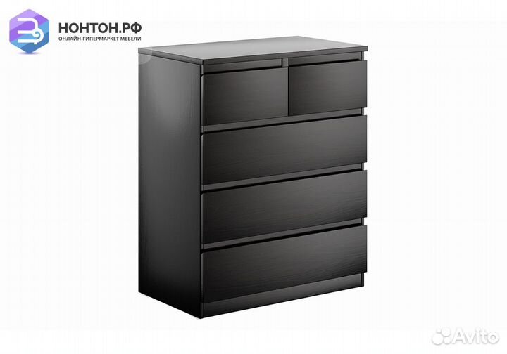 Комод Мальта 5 ящиков дуб венге