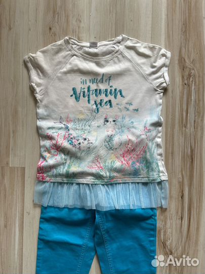 Вещи пакетом на девочку 140 146