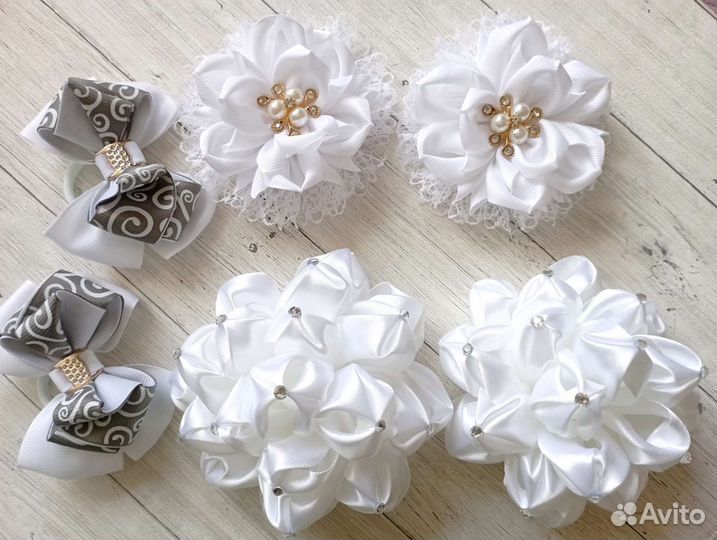 Школьные банты, заколки