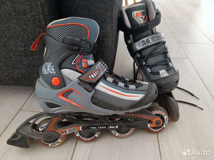 Роликовые коньки reaction abec 3