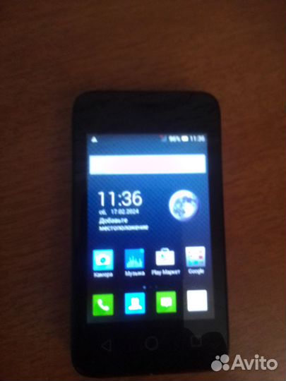 Alcatel One Touch Pixi 4007D, 512 МБ