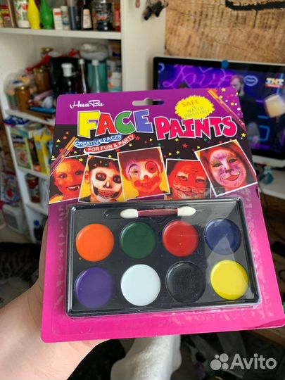 Аква грим краски грим для лица аквагрим новые