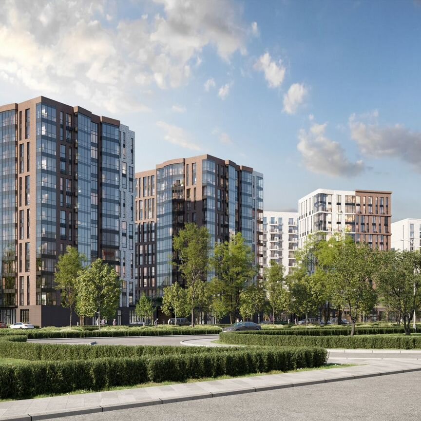 1-к. квартира, 44,3 м², 4/13 эт.