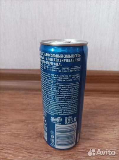 Баночка Pepsi 0,25