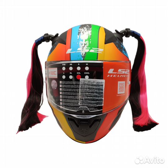 Хвостики для мотошлема аксессуар украшение на мото