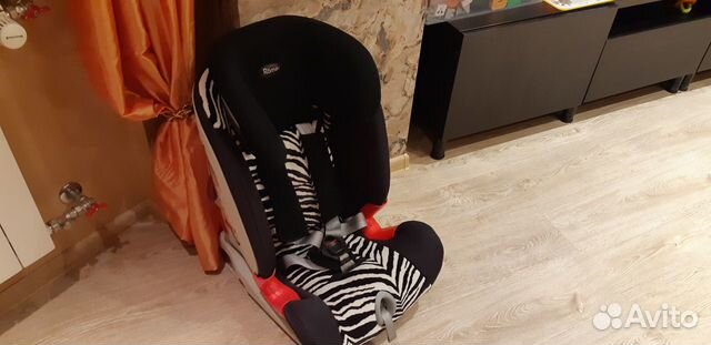 Автокресло детское Romer smart zebra 9-25кг объявление продам