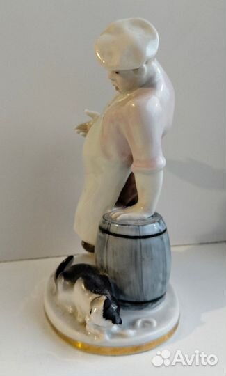 Фарфоровая статуэтка повар СССР
