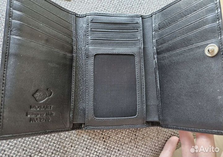 Кошелёк из натуральной кожи ската