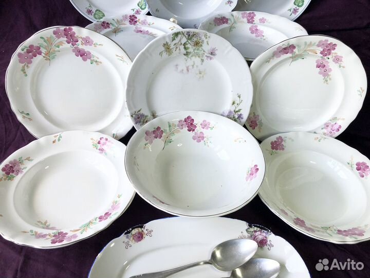 Посуда СССР 1930-1950 годы, мельхиор Европа