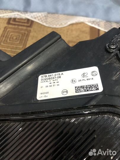 Фара левая Skoda Karoq (2016+)