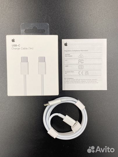 Кабель TypeC-TypeC для Apple 1 метр PD65W