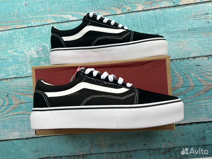 Кеды vans на платформе