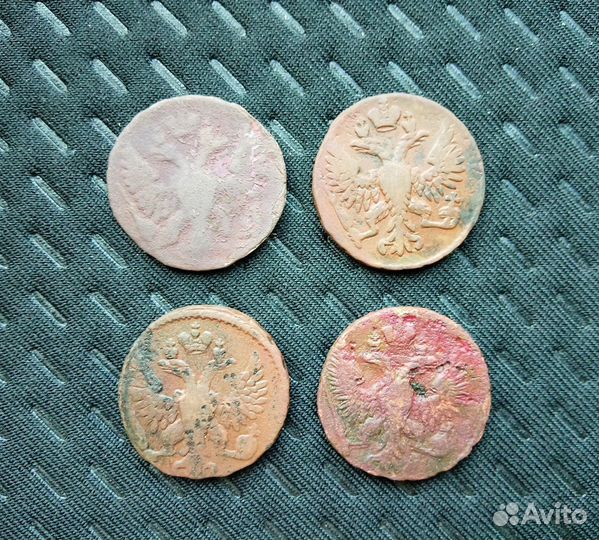 Монета Денга 1748-49-50-54 года