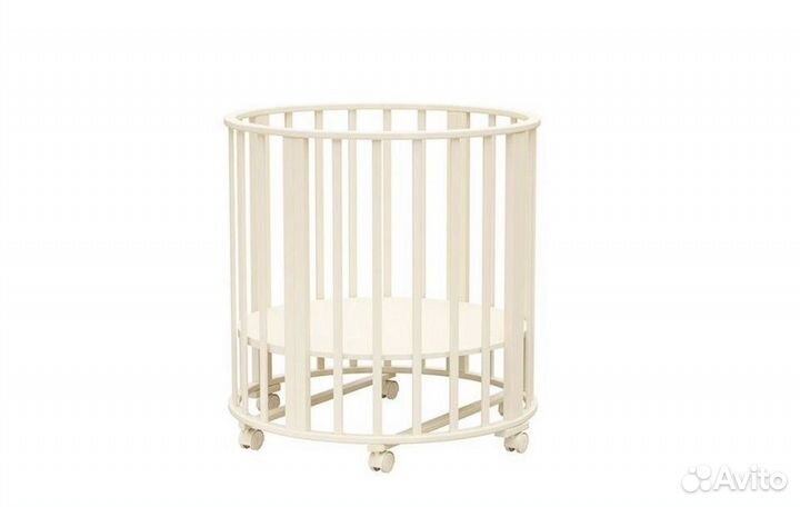 Кроватка трансформер Папа Карло овальная