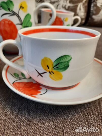 Сервиз чайный роспись