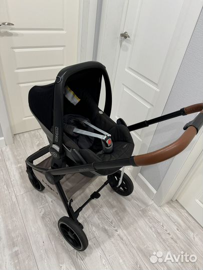 Коляска moon resea 3 в 1 + автолюлька maxi cosi