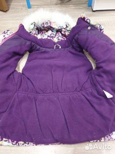 Зимний костюм для девочки 110