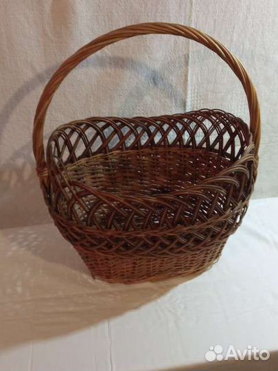 Корзина плетеная большая СССР