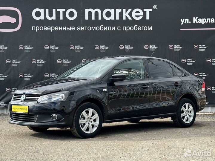 Volkswagen Polo 1.6 AT, 2014, 163 800 км