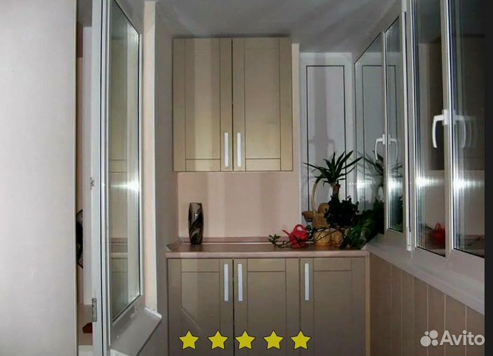 Шкаф на балкон любой дизайн