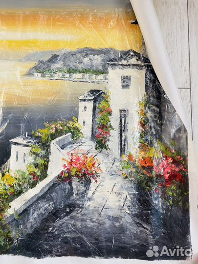 Картина холст масло 68/98 см