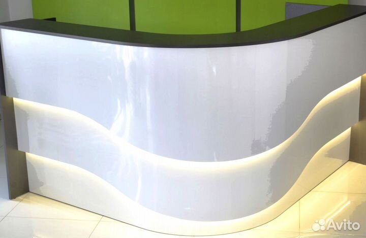 Ресепшн для приемной из искусственного камня