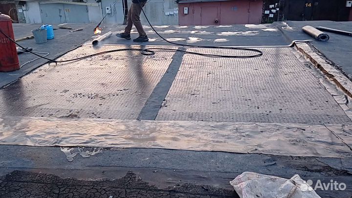 Ремонт кровли гаража