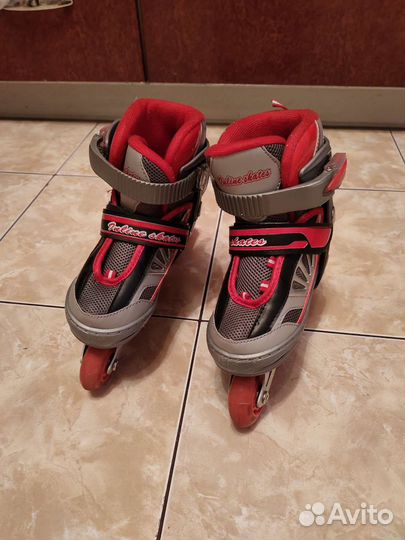 Роликовые коньки детские раздвижные