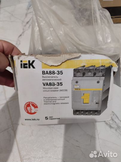 Автоматический выключатель ва88-35 200а