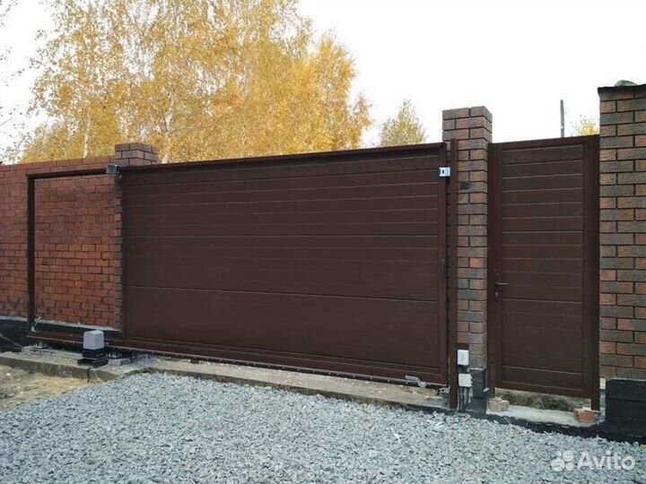 Откатные ворота 