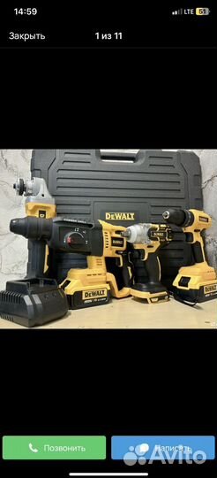 Набор аккумуляторного инструмента 4 в 1 dewalt